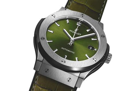 hublot classic fusion titanium green|Hublot classic fusion price.